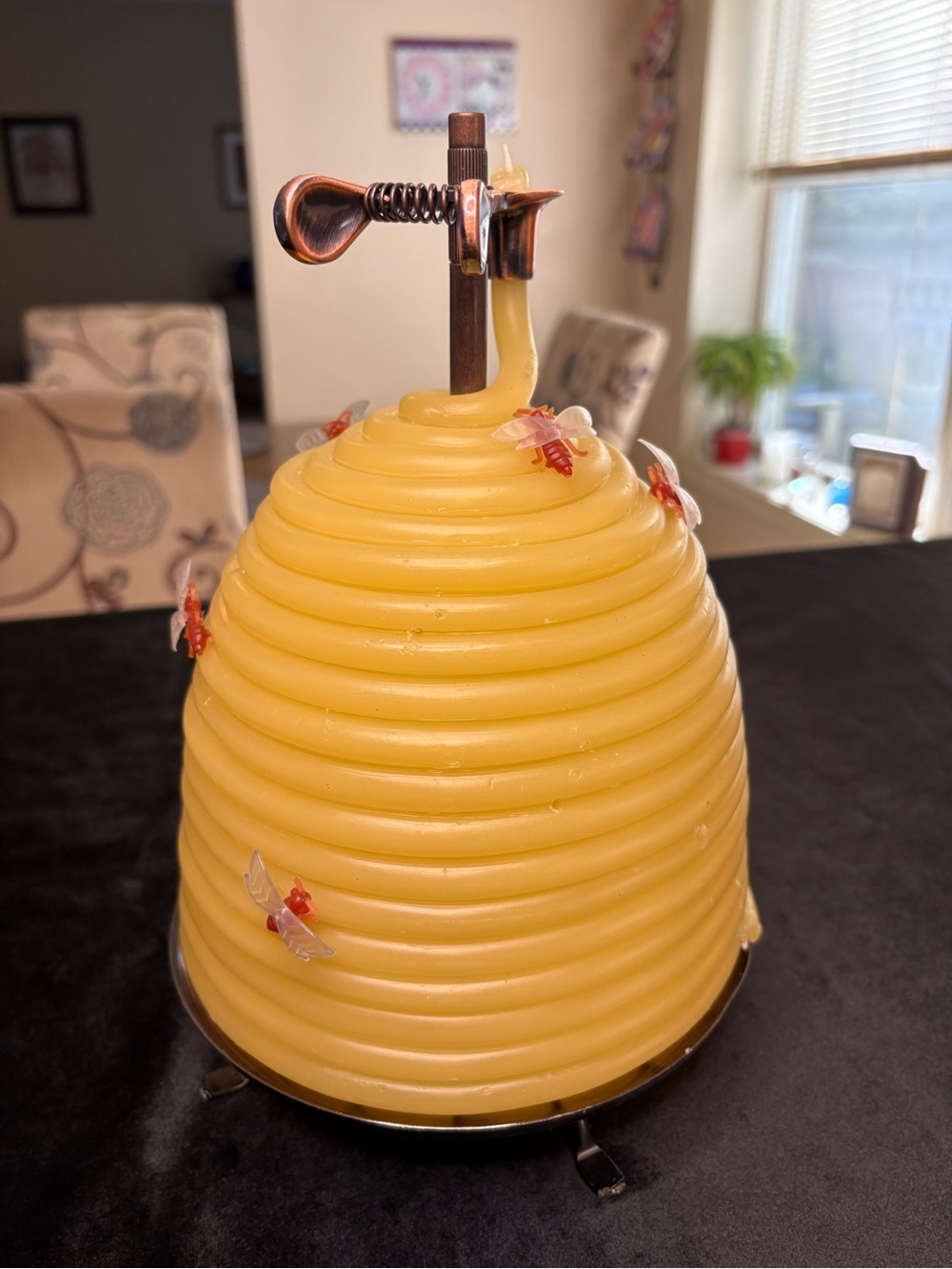 Candle By The Hour Natural Bees Wax 120 hr Coil Candle - Picture 4 of 7